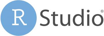 rstudio logo blue gray